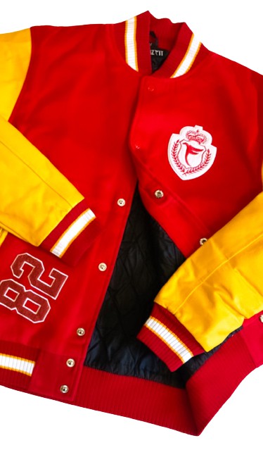 Tranzfit- Varsity 82 Jackets (Red & Gold)