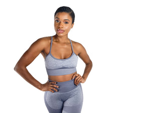 TRANZFIT-F20 YOGA SPORTS BRA (GREY MIX)