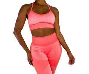 TRANZFIT-F20 YOGA LEGGINGS ONLY (Tangerine)