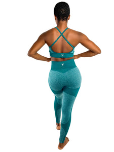 TRANZFIT-F20 YOGA SPORTS BRA  (WINTER GREEN)