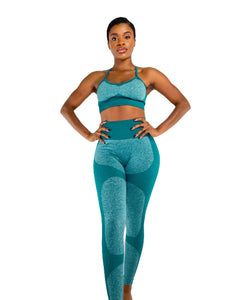 TRANZFIT-F20 YOGA SPORTS BRA  (WINTER GREEN)