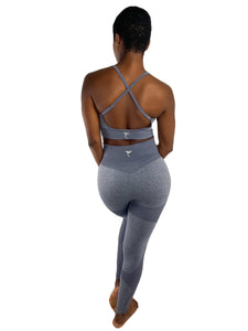 TRANZFIT-F20 YOGA SPORTS BRA (GREY MIX)