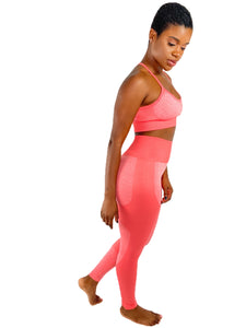 TRANZFIT-F20 YOGA LEGGINGS ONLY (Tangerine)