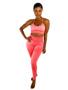 TRANZFIT-F20 YOGA LEGGINGS ONLY (Tangerine)