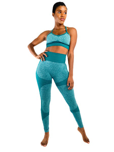 TRANZFIT-F20 YOGA SPORTS BRA  (WINTER GREEN)